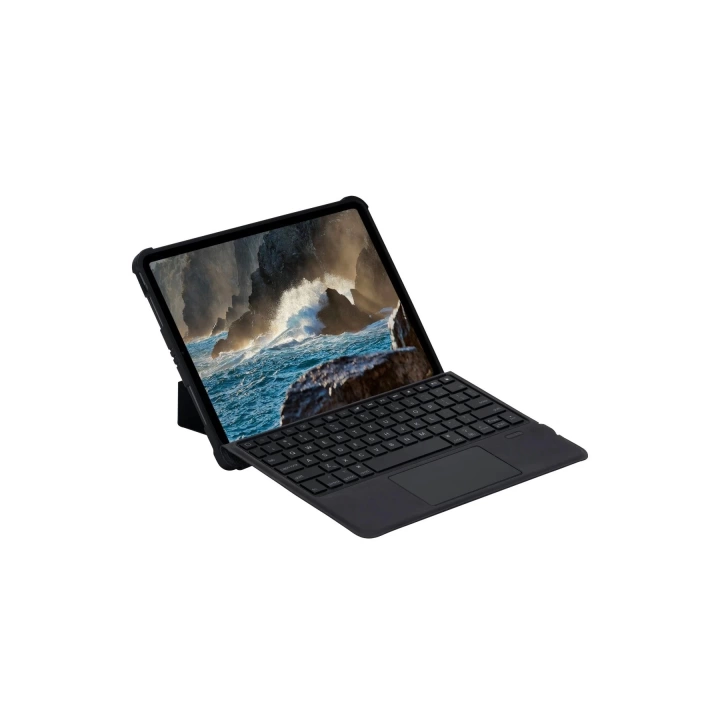 BFS  T5206D iPad 10.2 (7.nesil) Kılıf İnter Ledli Klavyeli Tablet Kılıfı - Siyah