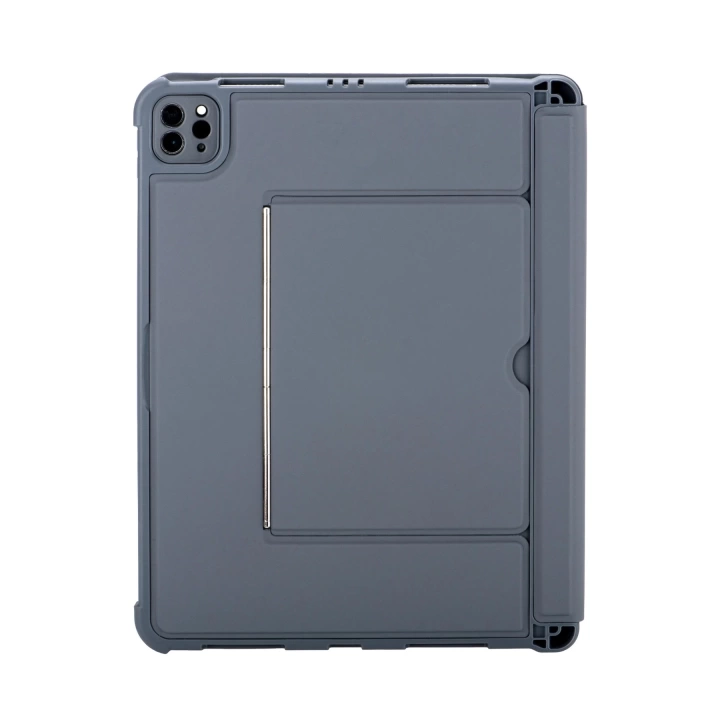 BFS  T5510D iPad Pro 13 (2024) Kılıf Palermo Ledli Klavyeli Standlı Tablet Kılıfı - Siyah