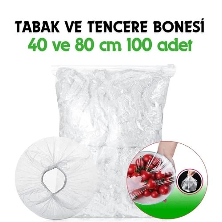 BFS  Tabak ve Tencere Bone Seti 2 Boyutlu 100 ADET