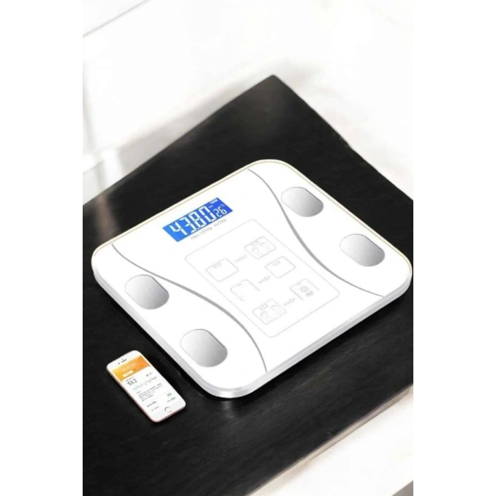 BFS Tartı Baskül Dijital Elektronik Tartı Vücut Analiz Wifi Akıllı Yağ Ölçer