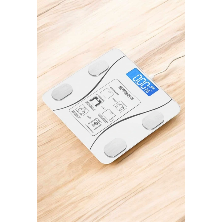 BFS Tartı Baskül Dijital Elektronik Tartı Vücut Analiz Wifi Akıllı Yağ Ölçer