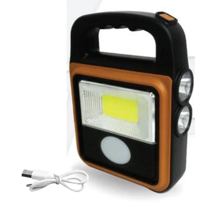 BFS  Taşınabilir 4 Farklı Fonksiyonlu Güneş Enerjili ve USB ile Şarj Olabilen Portatif Led Işıldak HS-8020
