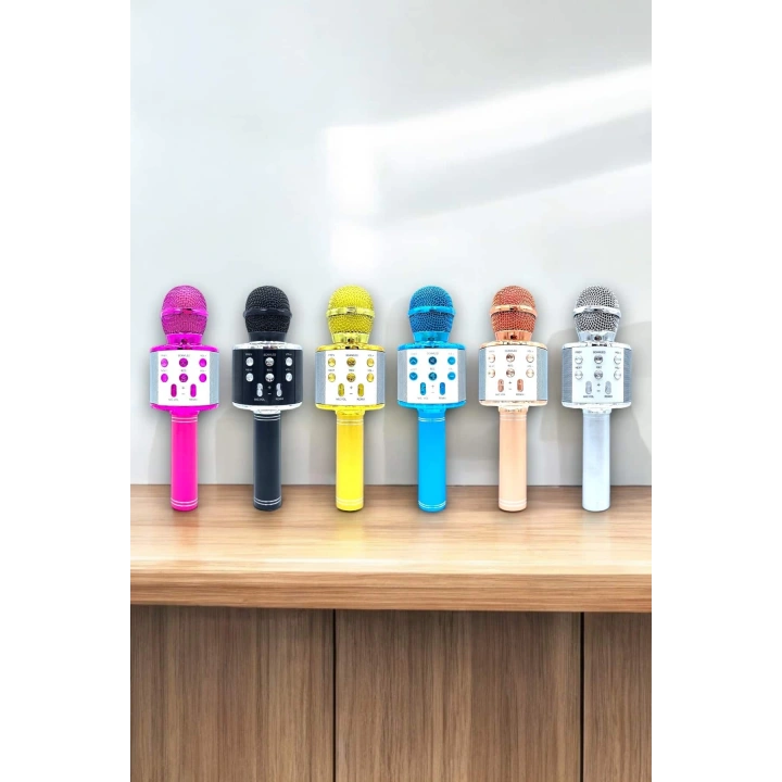 BFS Taşınabilir Bluetooth Karaoke Mikrofon: Hafıza Kart Girişli, Etkileyici Performans