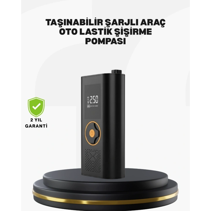 BFS Taşınabilir Dijital Lastik Şişirme Cihazı Güvenli ve Pratik Kullanım