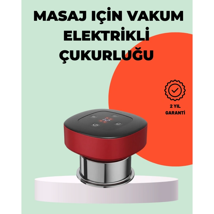 BFS Taşınabilir Elektrikli Kupa Terapisi Masaj Cihazı Boyun Sırt Bacak