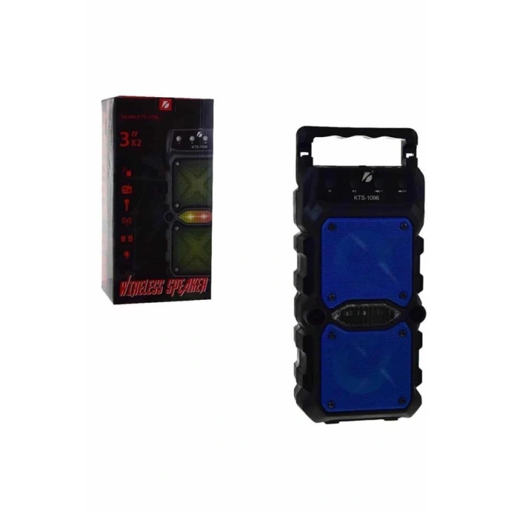 BFS Taşınabilir Kablosuz Bluetooth Hoparlör Uzun Pil Ömrü Led Işıklı