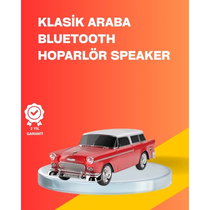 BFS Taşınabilir Klasik Araç Tasarımlı Kablosuz Hoparlör