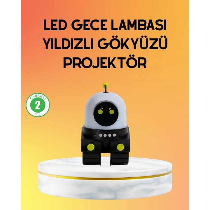 BFS Taşınabilir Lityum Bataryalı Led Gece Lambası ve Projektör