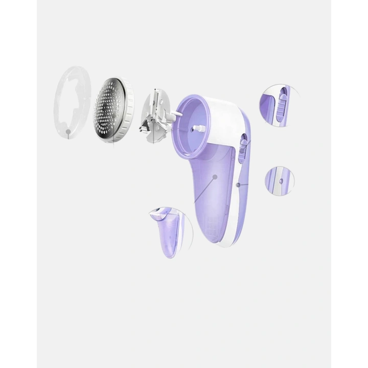 BFS Taşınabilir Şarjlı Tiftik Toplayıcı – Çıkarılabilir Hazneli, Anti-Statik Fırçalı