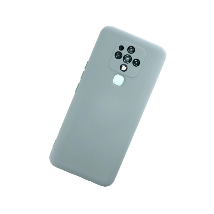 BFS  Tecno Camon 16 Kılıf Nano içi Kadife Silikon - Buz Mavisi