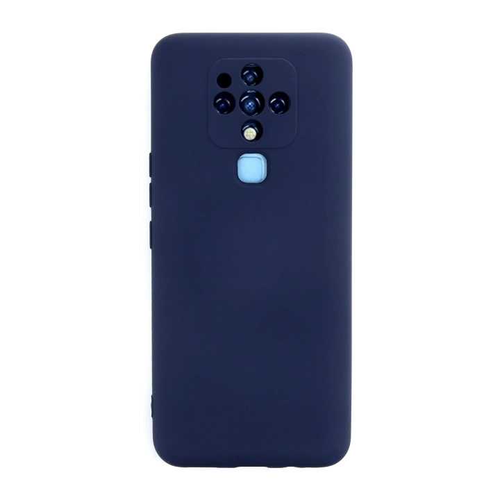 BFS  Tecno Camon 16 Kılıf Nano içi Kadife Silikon - Lacivert