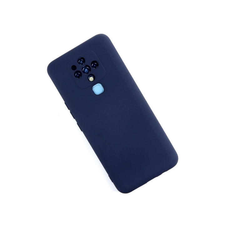 BFS  Tecno Camon 16 Kılıf Nano içi Kadife Silikon - Lacivert