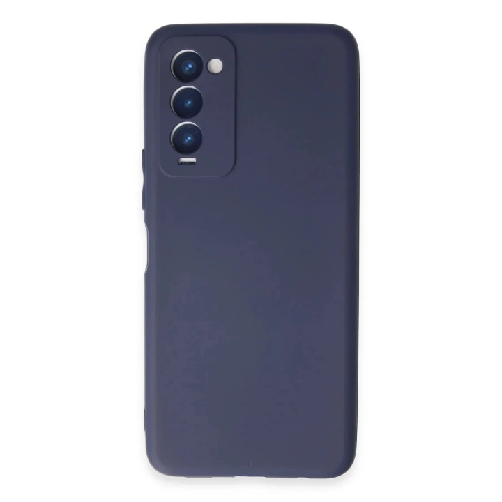 BFS  Tecno Camon 18 Kılıf First Silikon - Lacivert