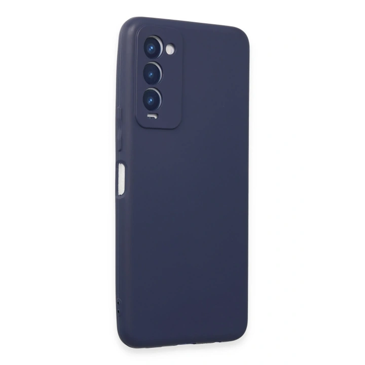 BFS  Tecno Camon 18 Kılıf First Silikon - Lacivert