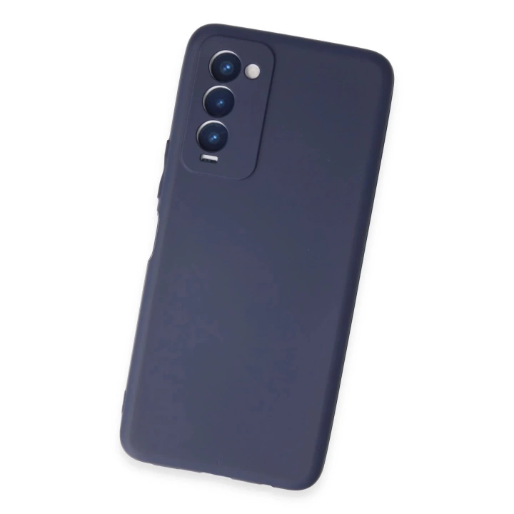 BFS  Tecno Camon 18 Kılıf First Silikon - Lacivert