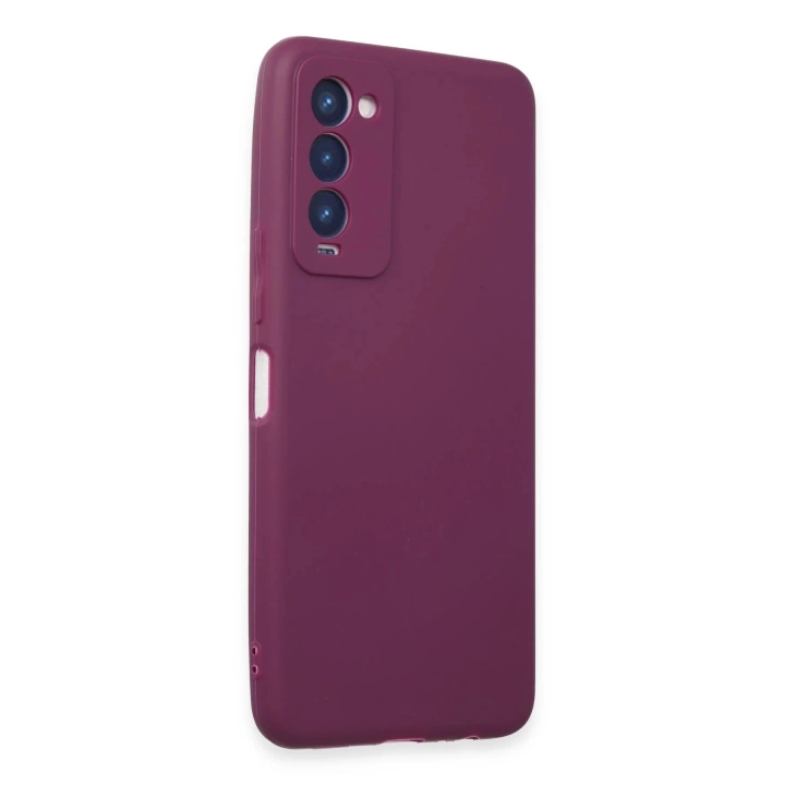BFS  Tecno Camon 18 Kılıf First Silikon - Mor