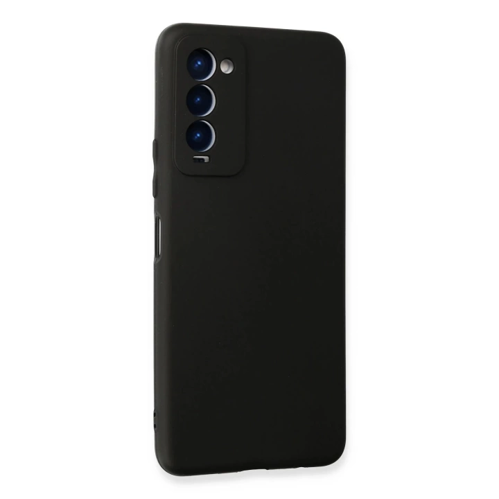 BFS  Tecno Camon 18 Kılıf First Silikon - Siyah