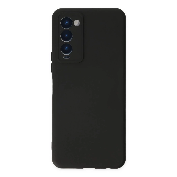 BFS  Tecno Camon 18 Kılıf Nano içi Kadife Silikon - Siyah