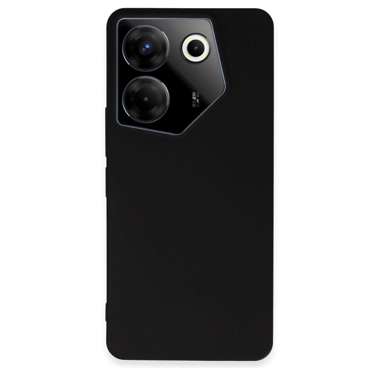 BFS  Tecno Camon 20 Pro 5G Kılıf First Silikon - Siyah