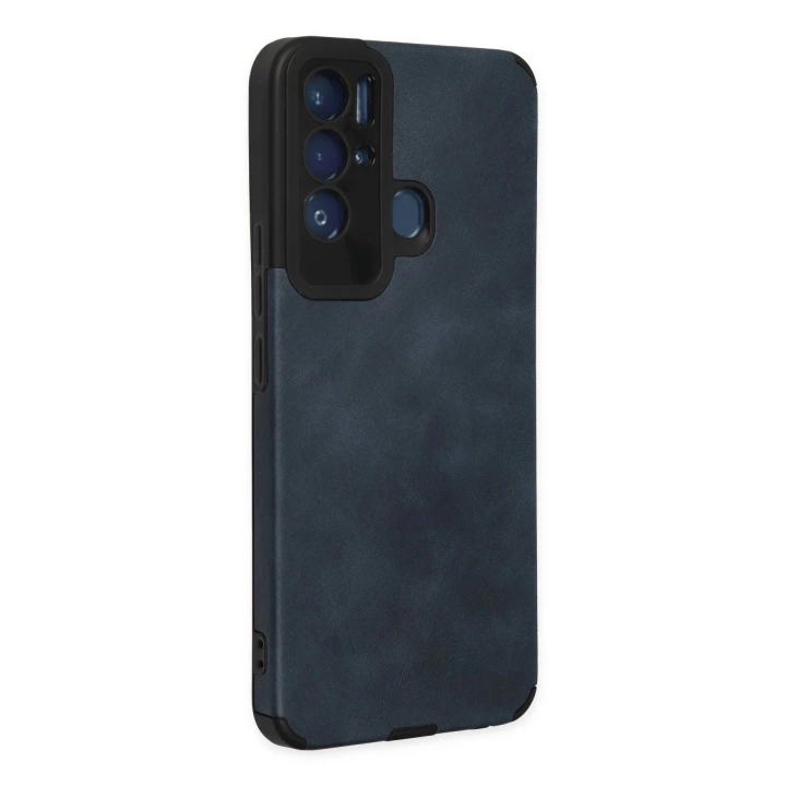 BFS  Tecno Pova Neo Kılıf Loop Deri Silikon - Lacivert