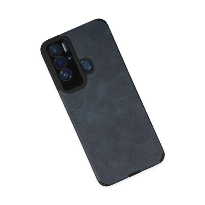 BFS  Tecno Pova Neo Kılıf Loop Deri Silikon - Lacivert