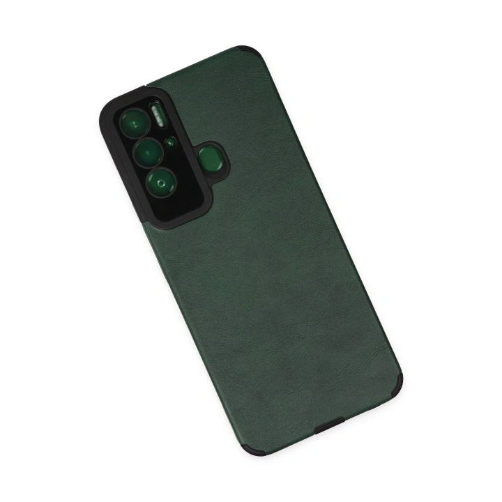 BFS  Tecno Pova Neo Kılıf Loop Deri Silikon - Yeşil