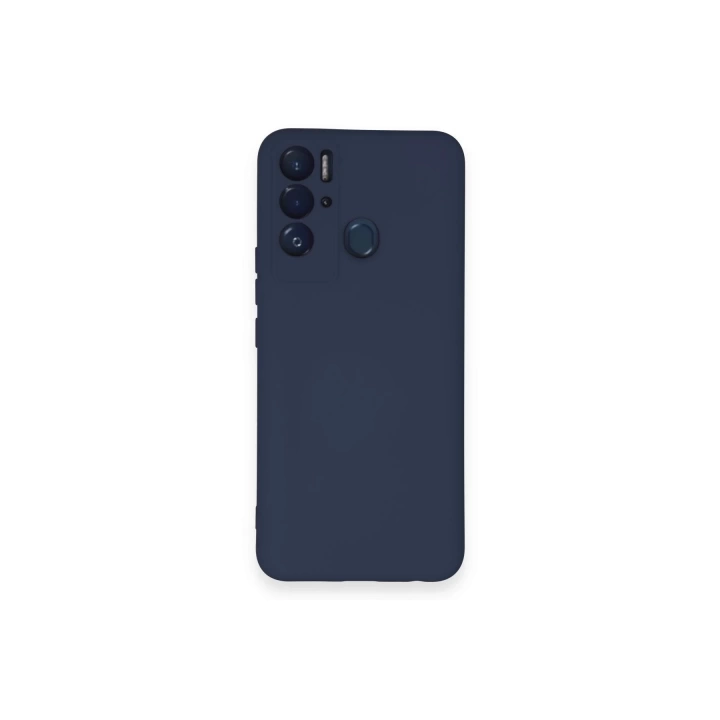 BFS  Tecno Pova Neo Kılıf Nano içi Kadife Silikon - Lacivert