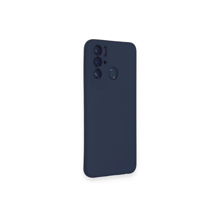 BFS  Tecno Pova Neo Kılıf Nano içi Kadife Silikon - Lacivert