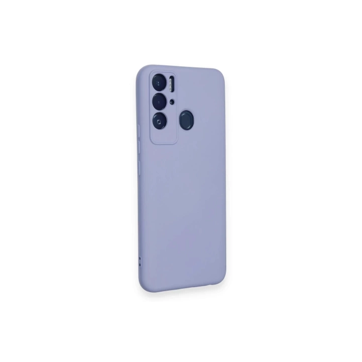 BFS  Tecno Pova Neo Kılıf Nano içi Kadife Silikon - Lila