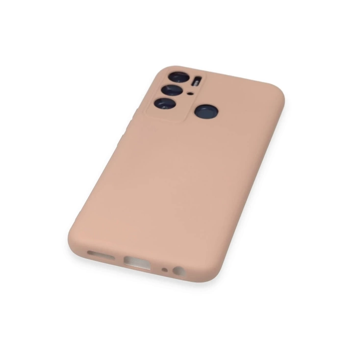 BFS  Tecno Pova Neo Kılıf Nano içi Kadife Silikon - Pudra