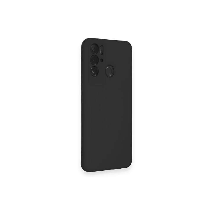 BFS  Tecno Pova Neo Kılıf Nano içi Kadife Silikon - Siyah