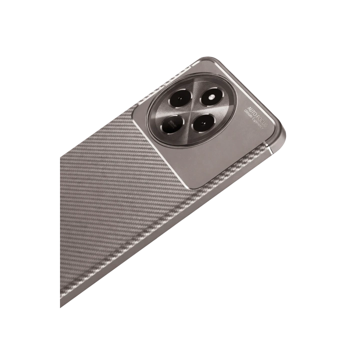 BFS  Tecno Spark 30 Pro Kılıf Auto Focus Karbon Kapak - Gri