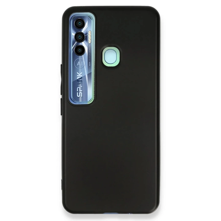 BFS  Tecno Spark 7 Pro Kılıf First Silikon - Siyah