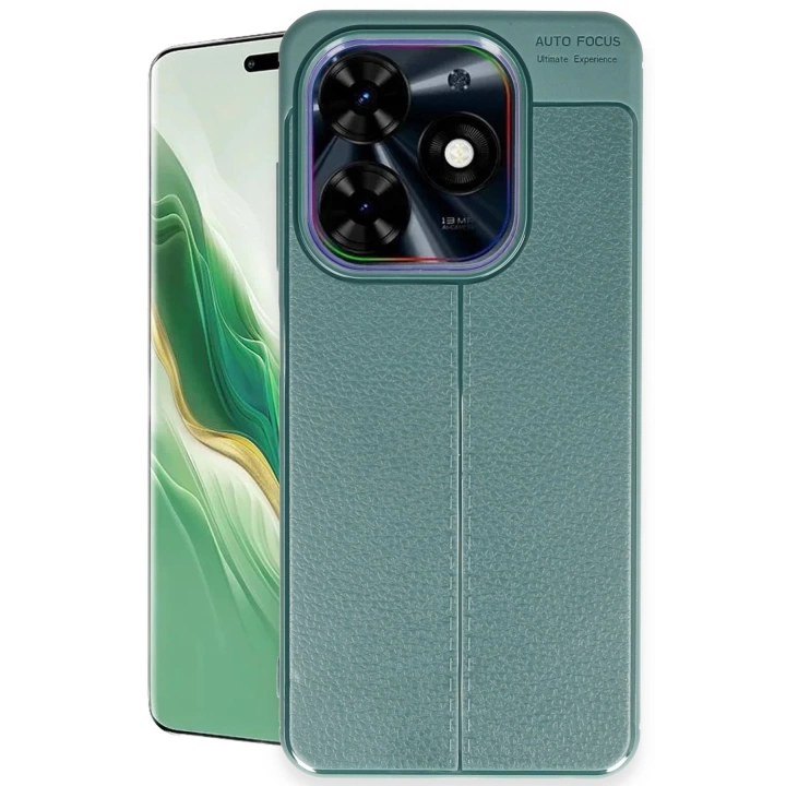 BFS  Tecno Spark Go 2024 Kılıf Auto Focus Kapak - Koyu Yeşil