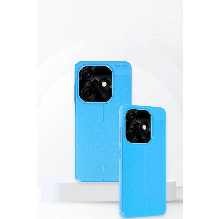 BFS  Tecno Spark Go 2024 Kılıf Auto Focus Kapak - Mavi