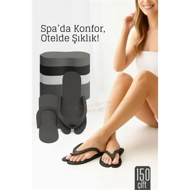 BFS  Tek Kullanımlık Spa Otel  Pedikür Terliği  150 Çift 2 MM Kalınlık