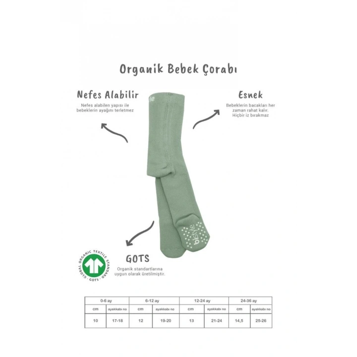 BFS   Tekli Kaymaz Mix Havlu Külotlu Çorap 50501 Nil