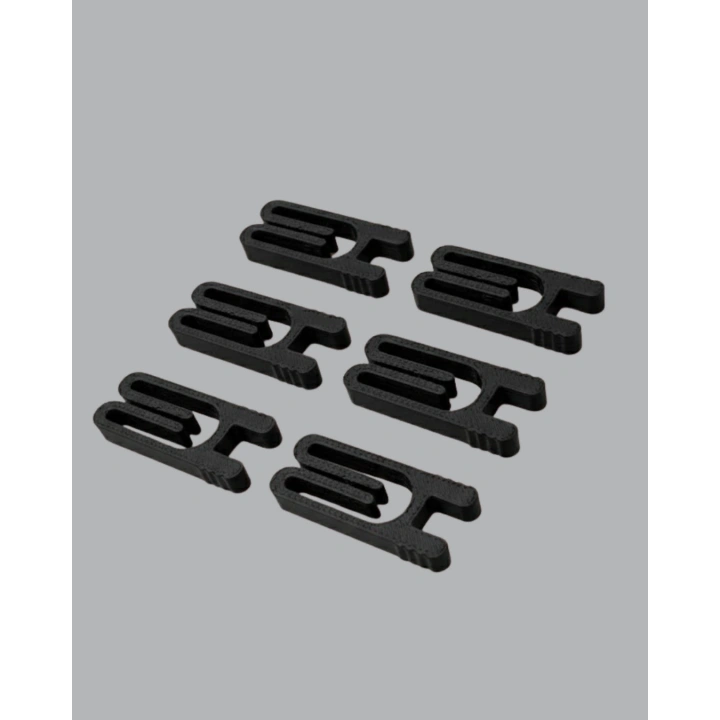 BFS Tekrar Kullanılabilir Poşet Mandalı Siyah 6’lı Set