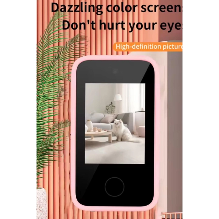 BFS Telefon Modelli Çocuk Dijital Fotoğraf Makinası Çift Kameralı Dokunmatik Ekran 2.0 Ekran
