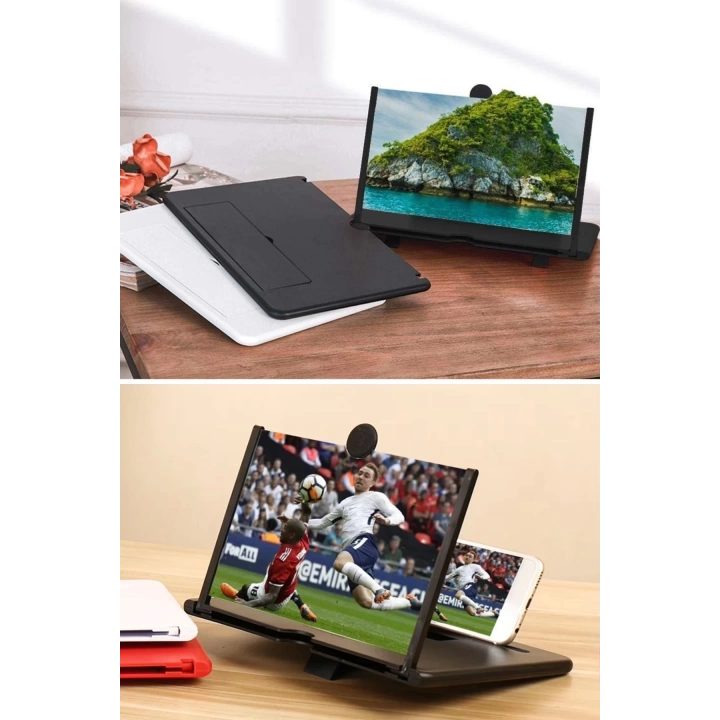BFS  Telefon ve Tablet Ekran Büyütücü Aparat Kırmızı