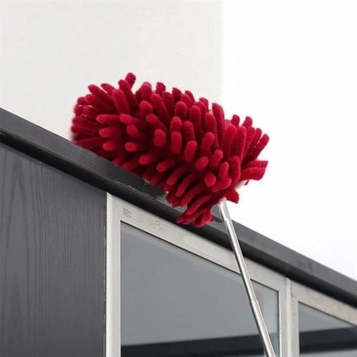 BFS  Teleskopik Mikrofiber Pratik Uzayabilen Toz Alma Fırçası Aparatı