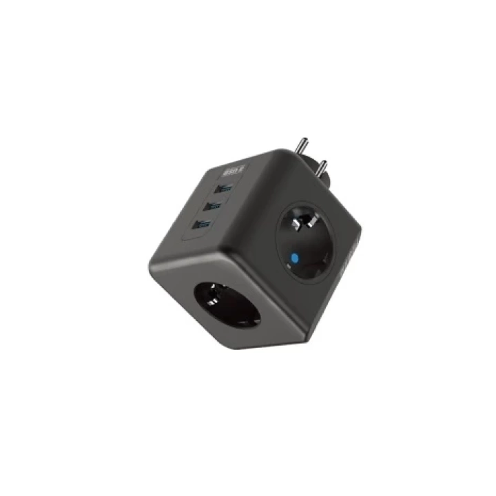 BFS Termal Akım Korumalı Isıya Dayanıklı 3’lü Du Tipi Priz 3x Usb 1x Type-c