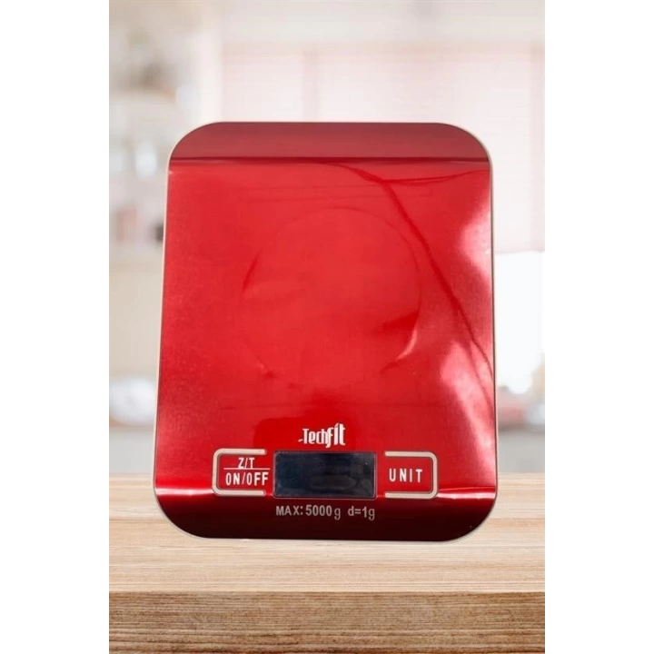 BFS  TF 1002 Hassas Ölçümlü  Maksimum 5 Kg Kapasiteli Led Ekran Platin Dijital Mutfak Tartısı