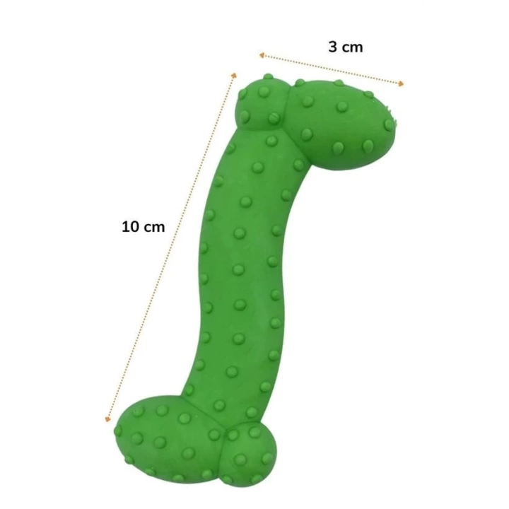 BFS   Tiny Kemik Oyuncağı Tırtıklı Yüzey Küçük Kemik Plastik Köpek Oyuncağı