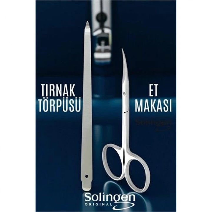 BFS  Tırnak Eti Makası Kavisli ve Profesyonel Çelik Törpü SETİ