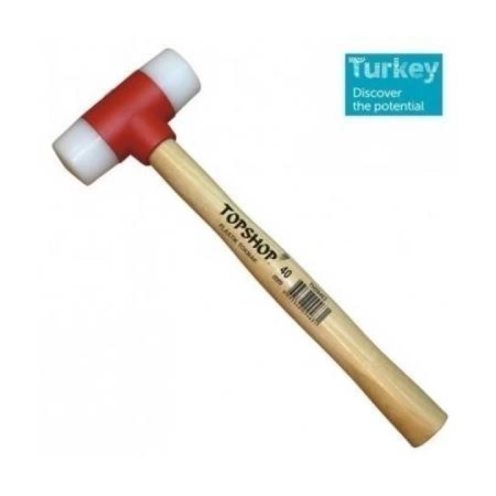 BFS Topshop 09463 Ağaç Saplı Plastik Tokmak 40 mm