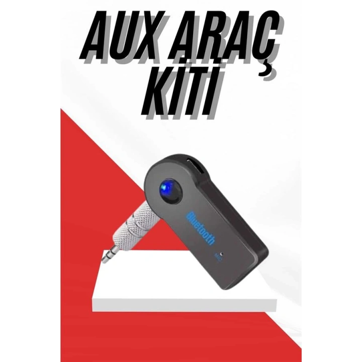 BFS Tüm Cihazlara Uyumlu Bluetooth Aux Araç Kiti Siyah