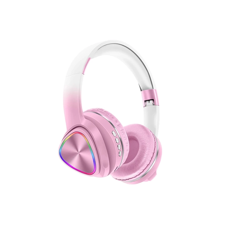 BFS  Tune 650 BT RGB Kablosuz Kafaüstü Kulaklık - Pembe