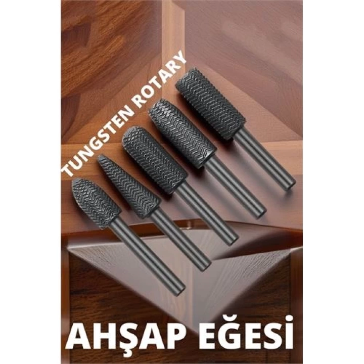 BFS  Tungsten Ahşap Oyma Şekillendirme 5 li Eğe Seti