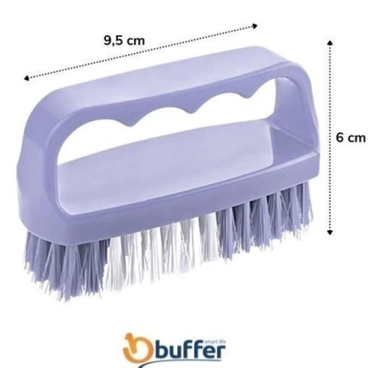 BFS  Tutamaçlı Plastik Pratik Tırnak ve Kıyafet Yaka Temizlik Fırçası- TP-113